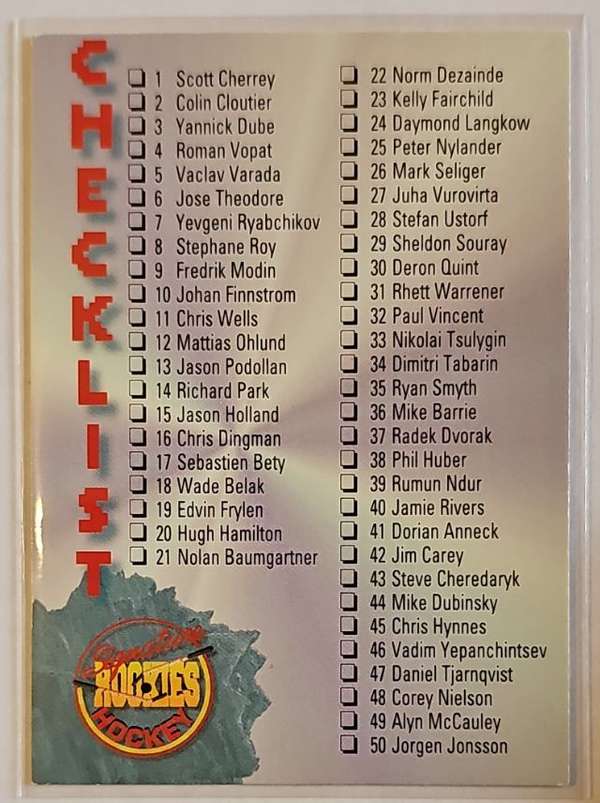 Checklist: 133-264