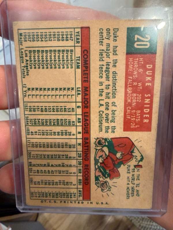 Card back