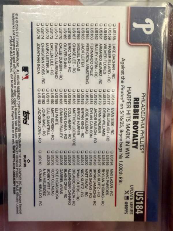 Card back