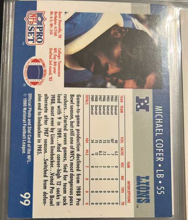 Card back