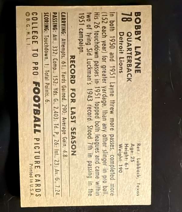 Card back