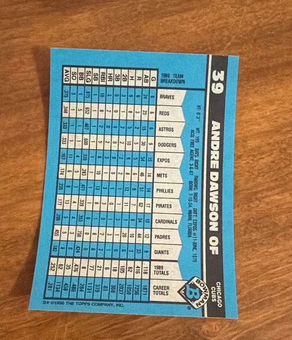 Card back