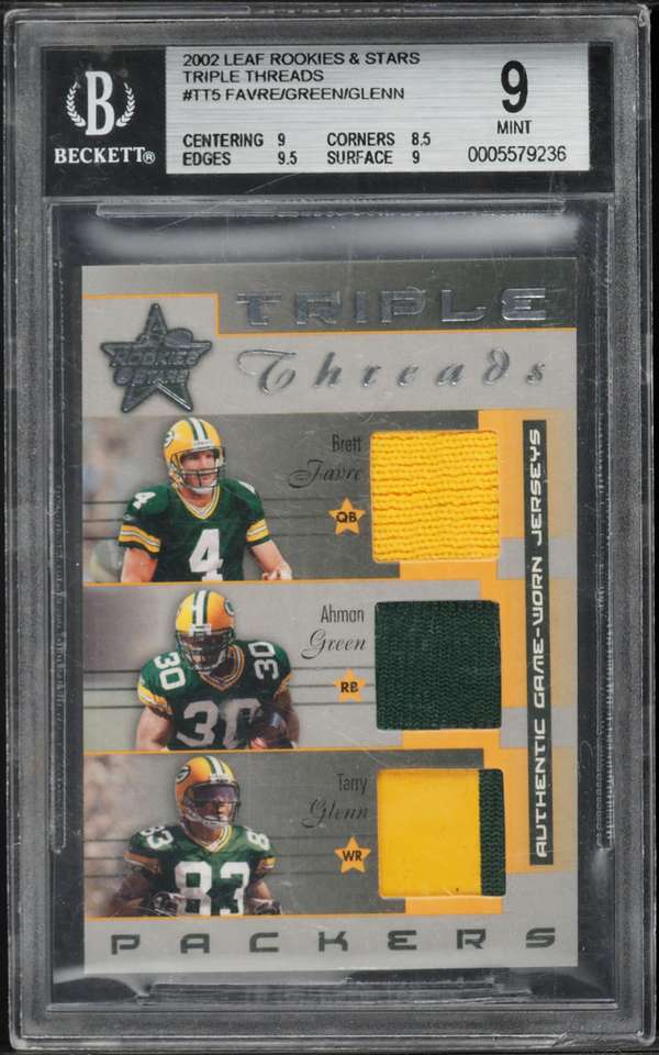 #TT5 Brett Favre / Ahman Green / Terry Glenn MEM, SN50