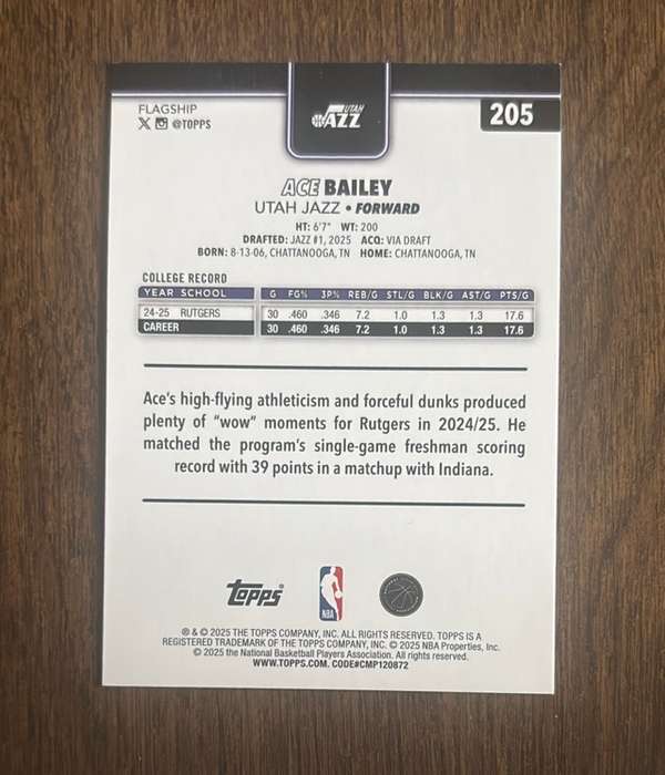Card back