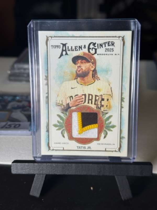 2025 Topps x Allen and Ginter Fernando Tatis Jr. Game Used Jersey Patch /5 