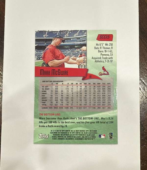 Card back