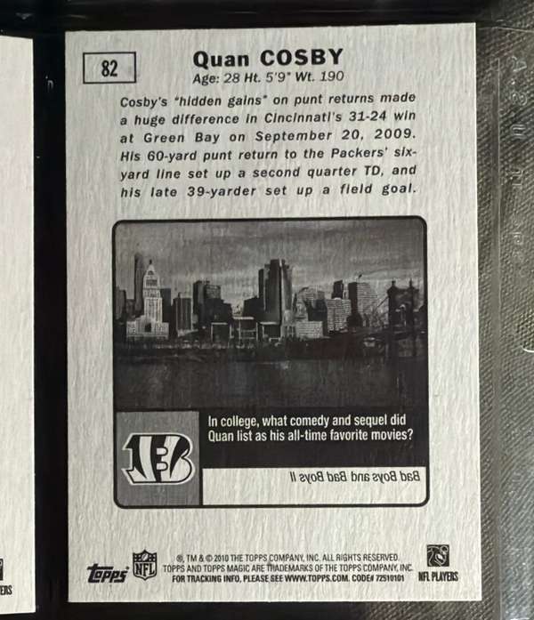 Card back