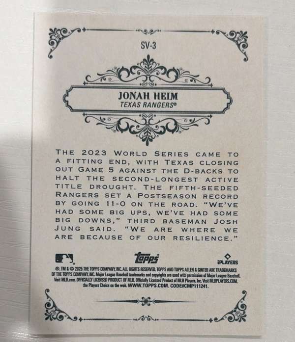 Card back