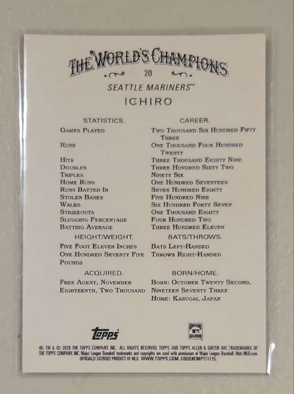 Card back