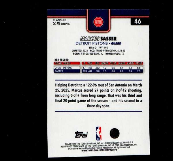 Card back