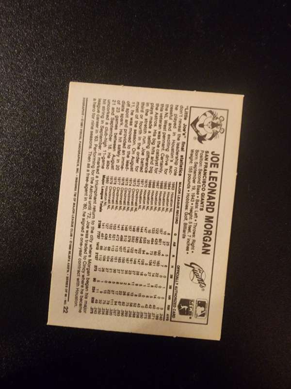 Card back