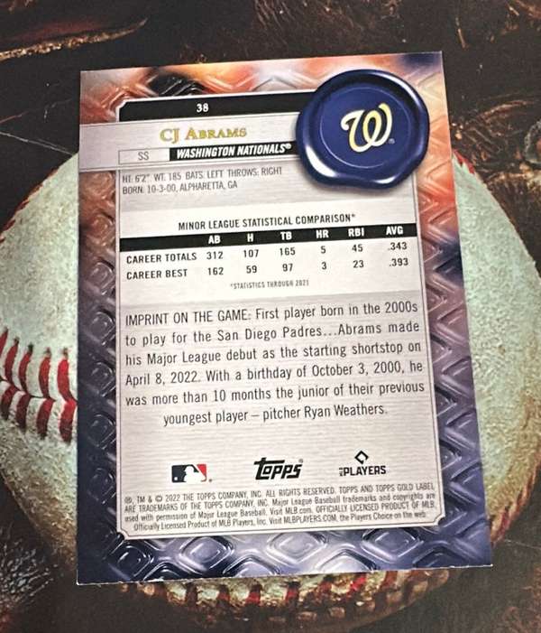 Card back