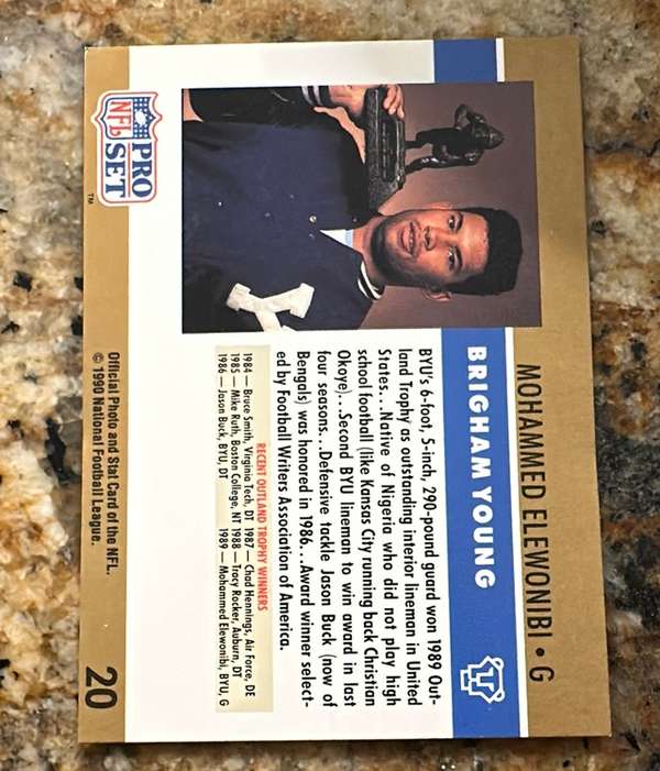 Card back