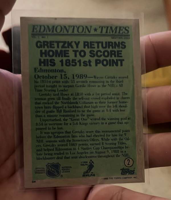 Card back