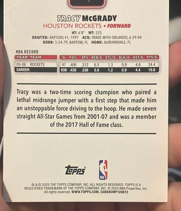 Card back