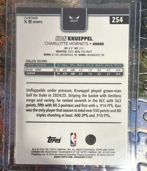 Card back
