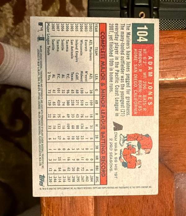 Card back