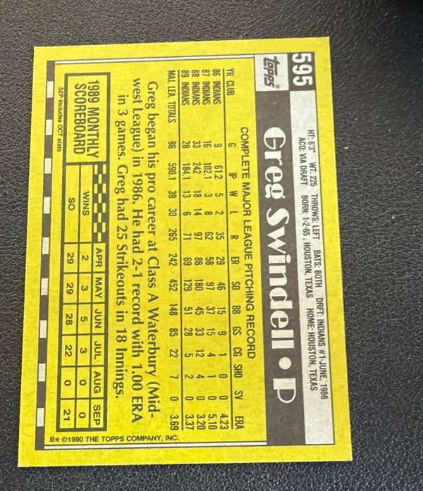 Card back