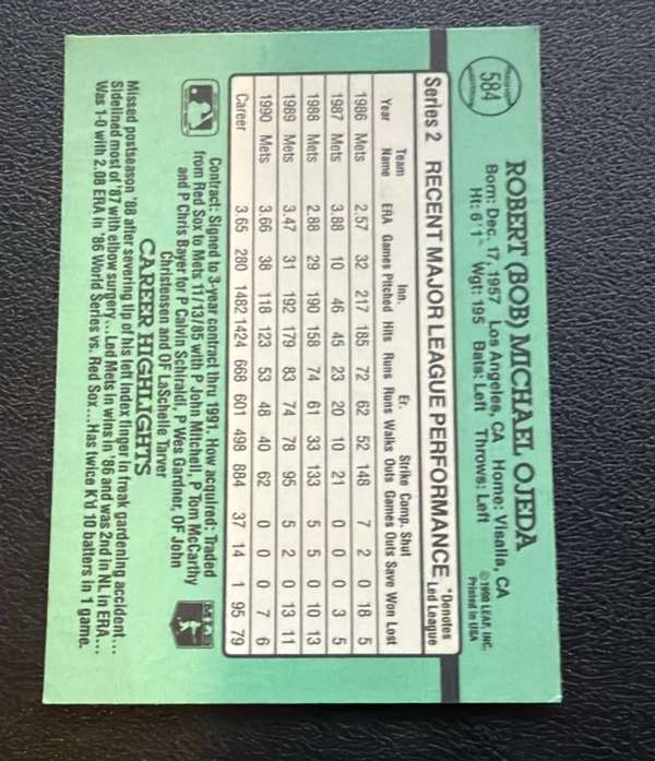 Card back
