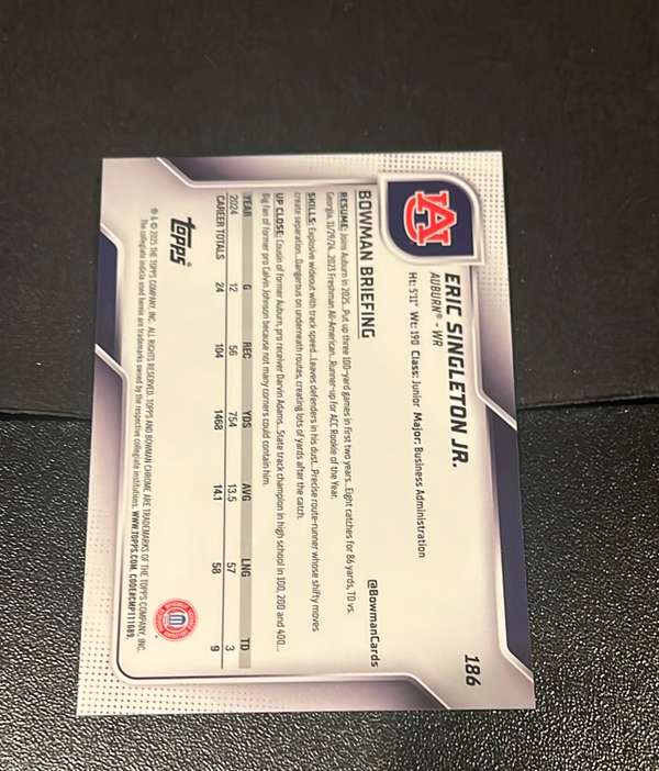 Card back