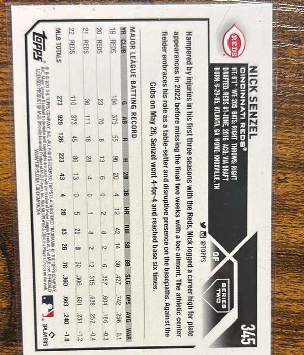 Card back