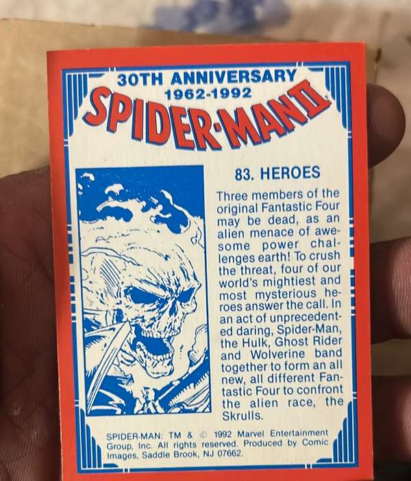 Card back