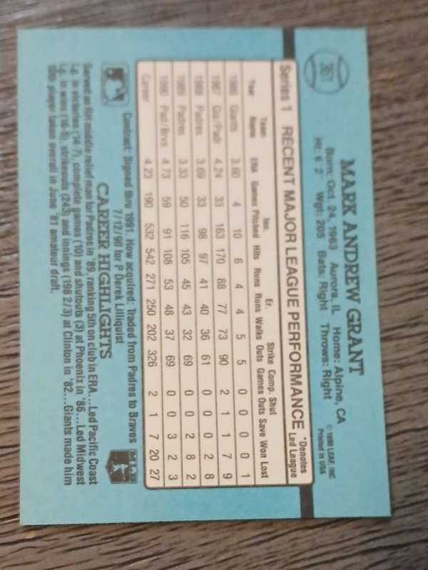 Card back