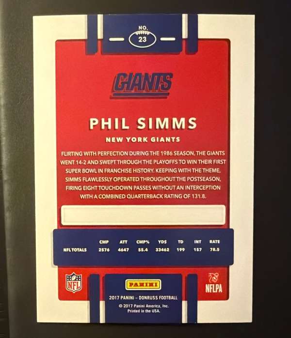 Card back