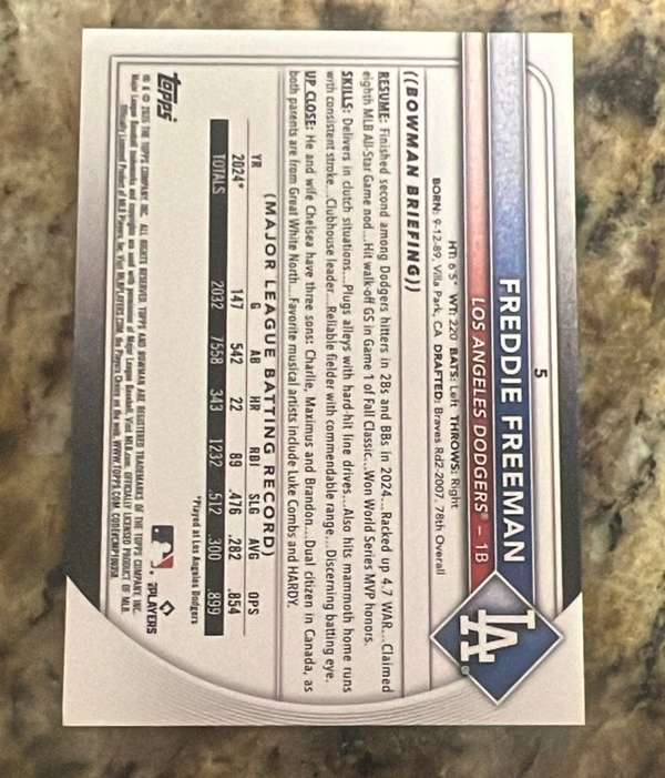 Card back