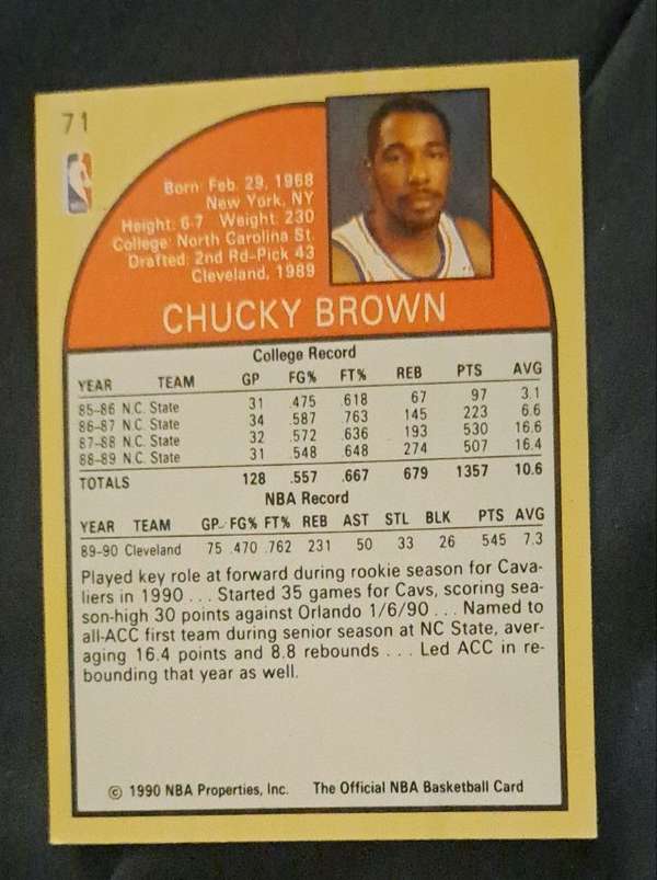 Card back
