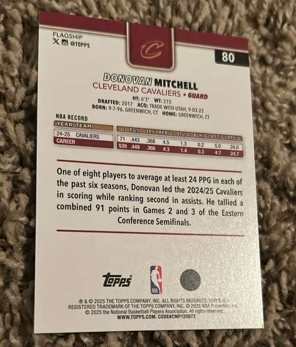 Card back