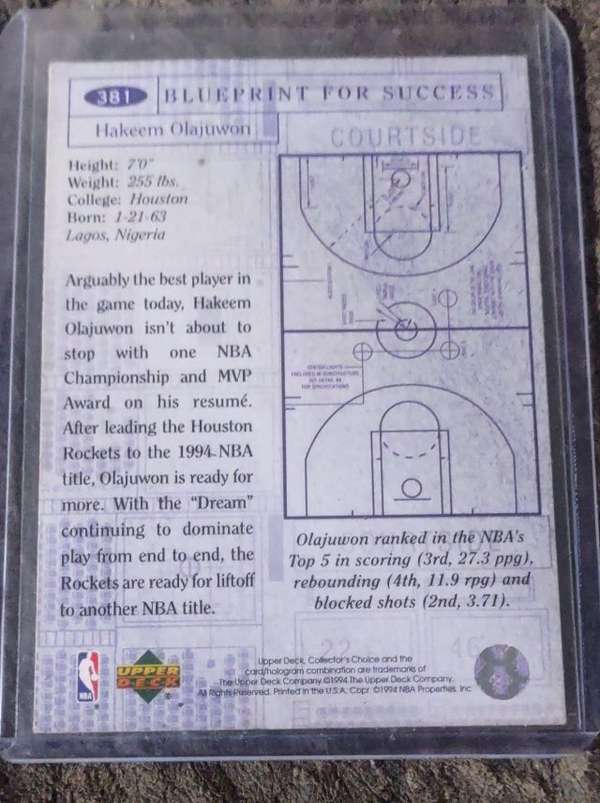 Card back