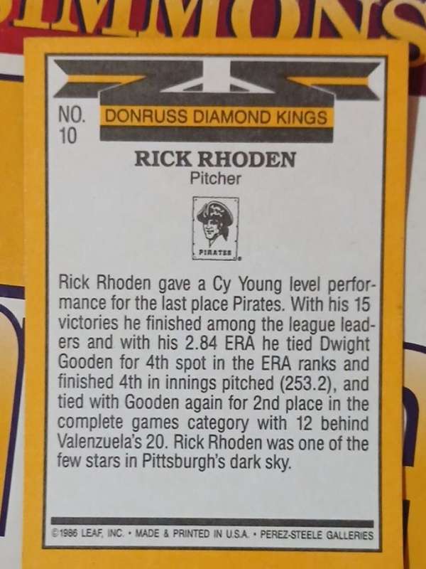 Card back
