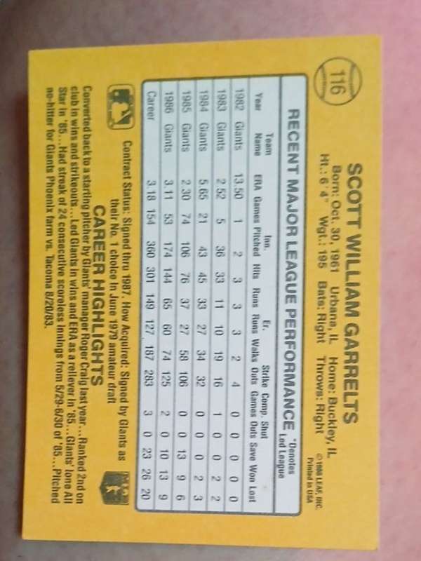 Card back
