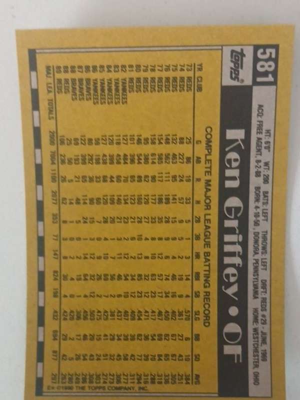 Card back