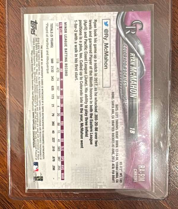 Card back