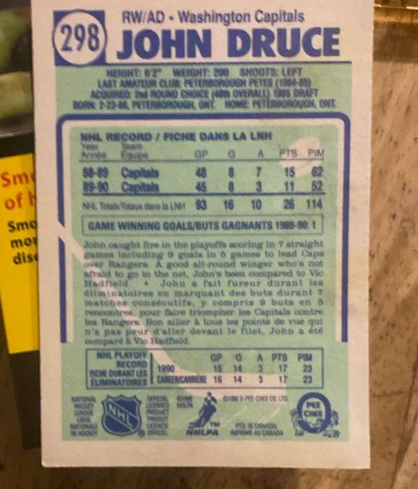Card back