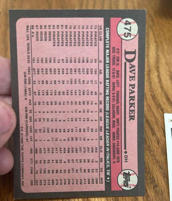 Card back