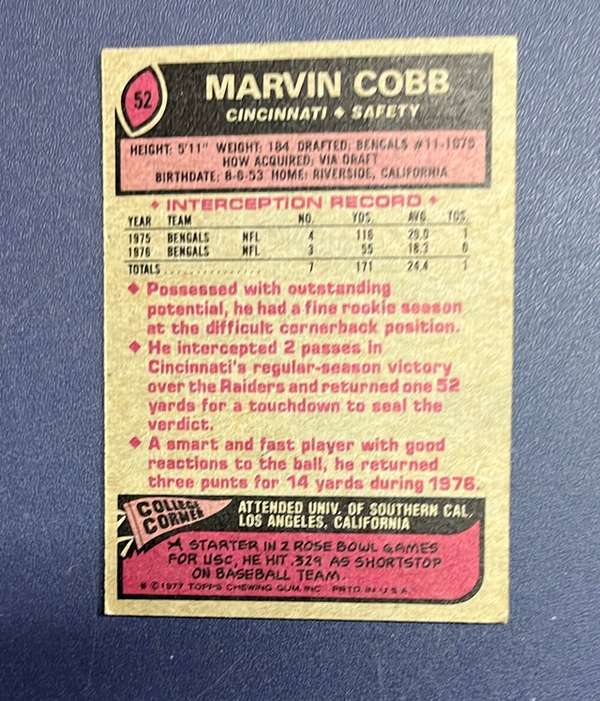 Card back