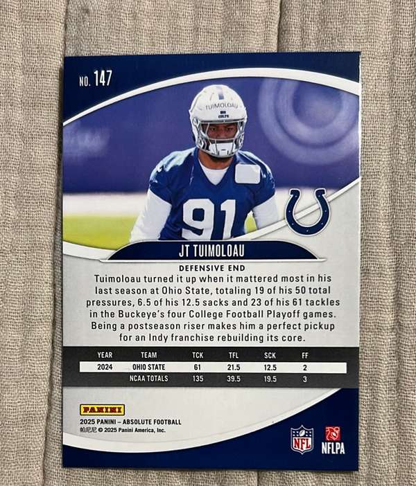 Card back