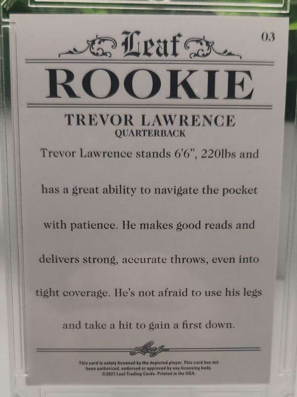 Card back