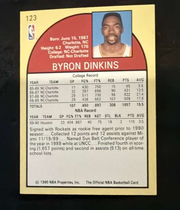 Card back