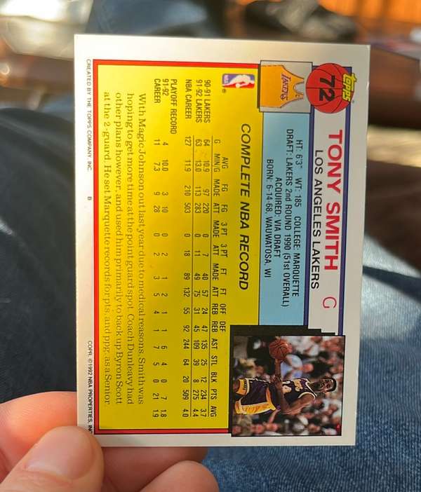 Card back
