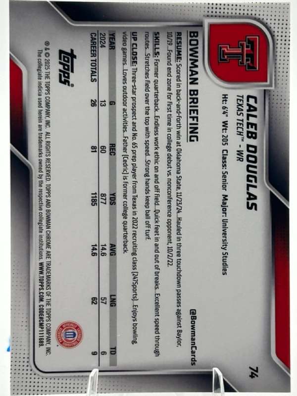 Card back