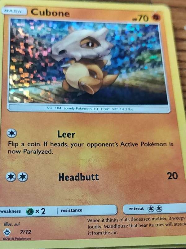 #007/012 Cubone