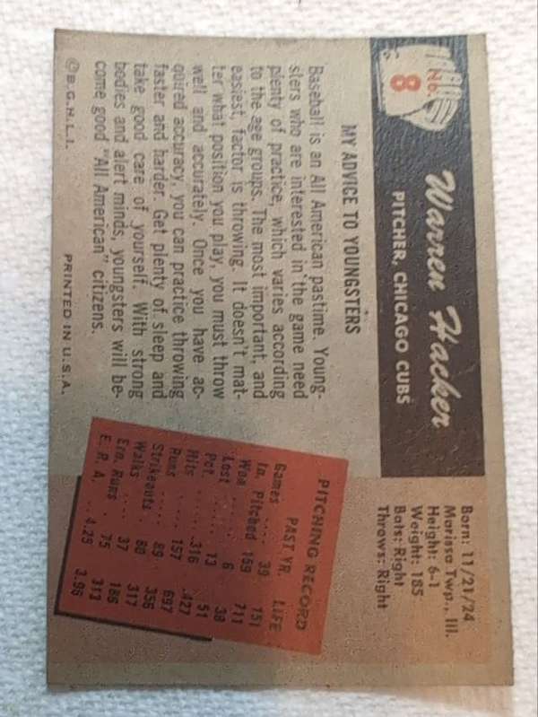 Card back