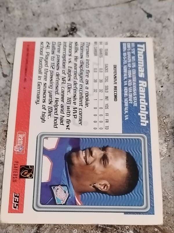 Card back