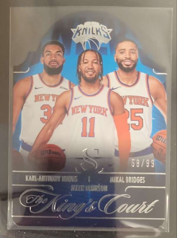 karl-anthony towns, jalen brunson, mikal bridges