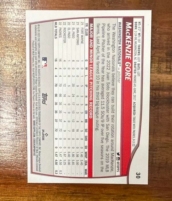 Card back