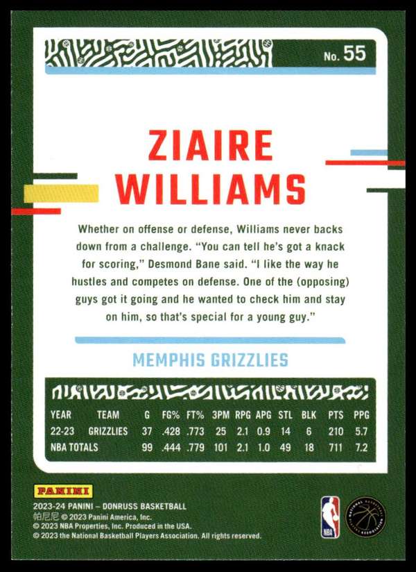 Card back